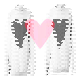 Red Heart Pink Sweatshirt - Thegiftio
