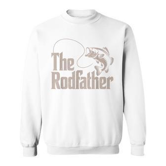 Rodfather Dad Fishing From Daughter Son Bass Fish Sweatshirt - Seseable