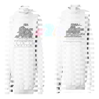 Sanibel Island Seashells Beach Graphic Sweatshirt - Monsterry