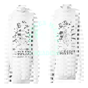 He Sees What You've Been Reading Bookish Christmas Sweatshirt - Monsterry