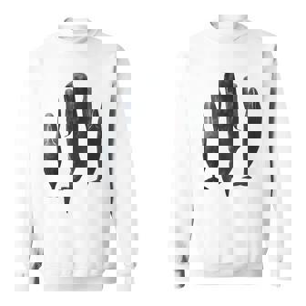 Sleeping Sperm Whales Whale School Sea Creatures Ocean Nature Sweatshirt - Monsterry