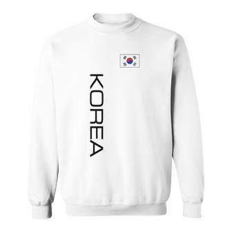 South Korea Flag Sports Athletic Jersey Vertical Style Sweatshirt - Thegiftio UK