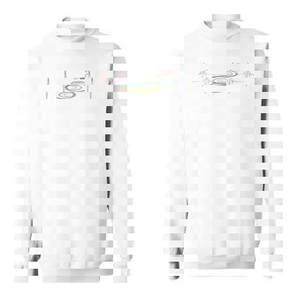 Stone Skipping Heartbeat Retro ECG EKG Raglan Baseball Tee Sweatshirt Unisex | Mazezy