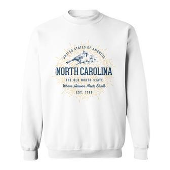 Styleintage États-Unis Caroline Du Nord Rétro Sweater e - Cadeauxyz