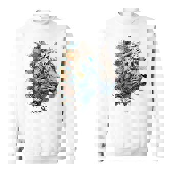 Tigre Arte Animal Árbol Animal Tigre Camisa de entrenamiento - Regaloses