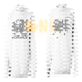 Tough One Cookies And Milk 1St Birthday Boy Family Party Sweatshirt | Seseable FR