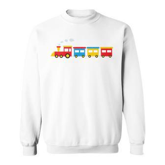 Trains For Boys Steam Locomotive Train For Toddler Boys Sweatshirt - Thegiftio UK