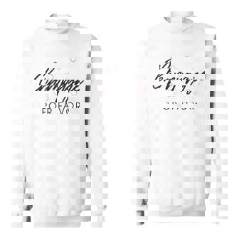 Trendy Bubble Champagne Por Favor Sweater e - Cadeauxyz