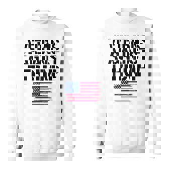Veterans Against Trump Anti-Trump Veterans Against Trump Sweatshirt | Mazezy