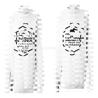 Vintage Fire Swamp National Park Camping Hiking Mountains Sweatshirt - Monsterry