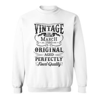 Vintage Marzo 1980 Legendario Desde Marzo 1980 Camisa de entrenamiento - Regaloses
