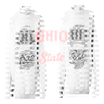 Vintage Ohio Buckeye Home State Sweatshirt | Mazezy