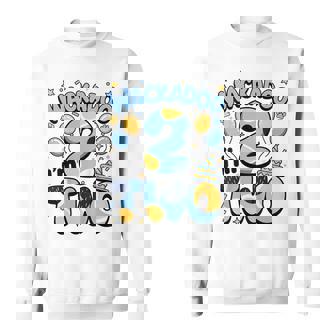Wackadoo I'm Two 2Nd Birthday Boy Toddler 2 Year Dog Lover Sweatshirt | Seseable UK