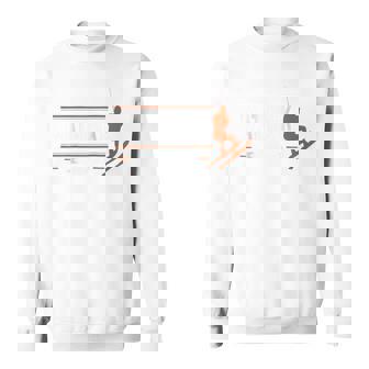 Waterskiing Waterski Legend Water Skiing Ski Apparel Raglan Baseball Tee Sweatshirt Unisex | Mazezy