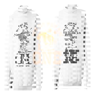 How The West Was One It's My 1St Birthday Cowboy Cowgirl Sweatshirt - Seseable