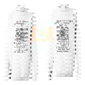 From The Windows To The Walls Quote Holiday Party Sweatshirt | Mazezy