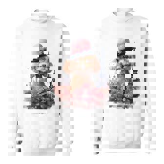 かわいい フランス パリ エッフェル塔 トイプードル パリジャンプードル 長袖tシャツ スウェットシャツ - Kawaiitshirt