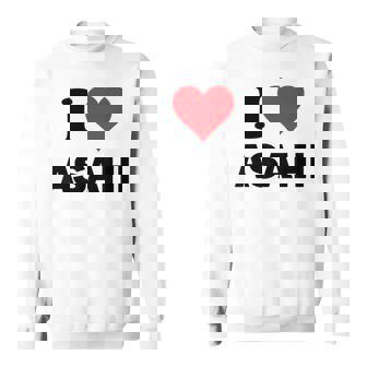 アイハート アサヒジャパン ラブ日本土産アイテム スウェットシャツ - Kawaiitshirt