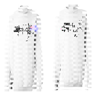 オーストラリア 日本 ハートビート オーストラリア 日本国旗 スウェットシャツ - Kawaiitshirt