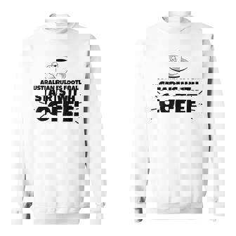 オーストラリアのルールフットボールはコーヒーから始まる スウェットシャツ - Kawaiitshirt