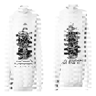 ガネーシュtシャツ サンスクリット語 ガネーシャマントラ スウェットシャツ - Kawaiitshirt