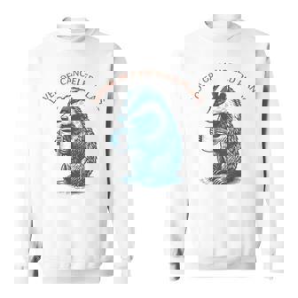 キャンセルされた計画の恋人 コーヒーを飲むアナグマ 長袖tシャツ スウェットシャツ - Kawaiitshirt