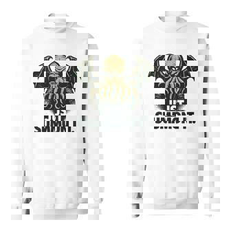 クトゥルフ、ただ召喚するだけ、面白い宇宙ホラークトゥルフカルト。 長袖tシャツ スウェットシャツ - Kawaiitshirt