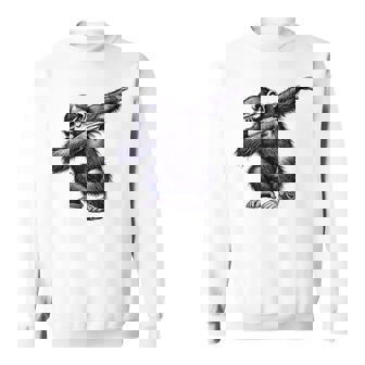 サングラスをかけたダブダンスを踊るチンパンジー猿 スウェットシャツ - Kawaiitshirt