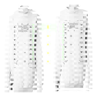 シャムロック 蝶ネクタイ & サスペンダー セントパトリックデー コスチューム スウェットシャツ - Kawaiitshirt