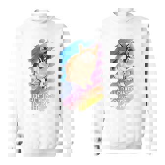 シャム猫 ラグドール ネコ 青い瞳 ブルーアイ かわいい 癒し 幸せ 前向き 猫好き グラデーション スウェットシャツ - Kawaiitshirt