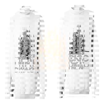 ドゥオーモ・ディ・ミラノ大聖堂のイラスト スウェットシャツ - Kawaiitshirt