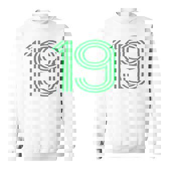 ナンバー19シャツ レトロユニフォーム ヨーロッパスタイル バックプリントジャージ スウェットシャツ - Kawaiitshirt