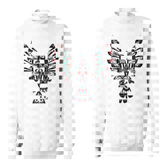 ネイティブアメリカン ファルコン 占星術 星座 インディアン スウェットシャツ - Kawaiitshirt