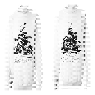 バイク オリジナル作品 タトゥーバイカーv650-Twin Cafe スウェットシャツ - Kawaiitshirt