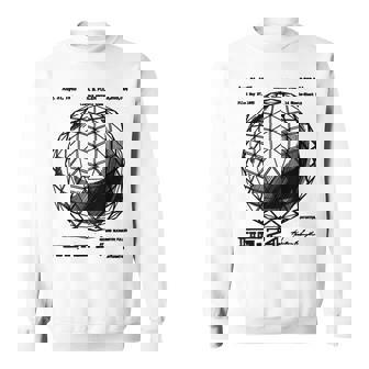 バックミンスター フラー 測地線 特許 科学 工学 数学 スウェットシャツ - Kawaiitshirt