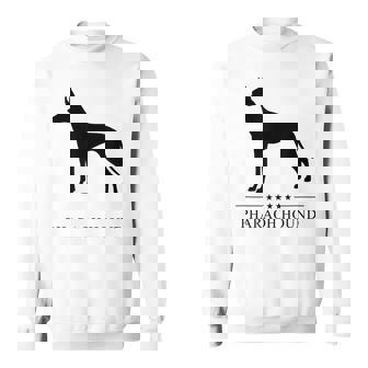 ファラオハウンド ブラック シルエット スウェットシャツ - Kawaiitshirt