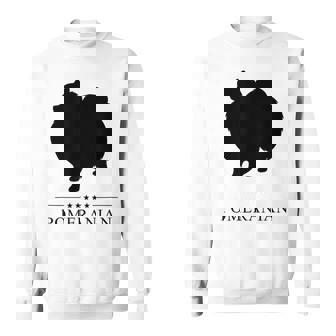 ポメラニアンブラックシルエット スウェットシャツ - Kawaiitshirt