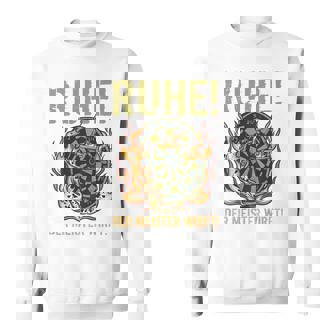 メンズ マスタースローダーツとダーツプレーヤーのバックプリント残り スウェットシャツ - Kawaiitshirt