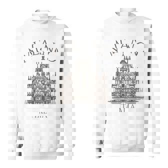 ミラノ イタリア ドゥオーモ 大聖堂 建築 イタリア スウェットシャツ - Kawaiitshirt