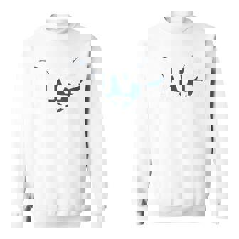 モルディブダイブマンタダイビング 長袖tシャツ スウェットシャツ - Kawaiitshirt