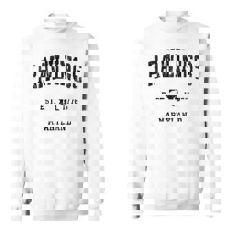 ローリングス メリーランド Md ヴィンテージ アスレチック ブラック スポーツデザイン 長袖tシャツ スウェットシャツ - Kawaiitshirt