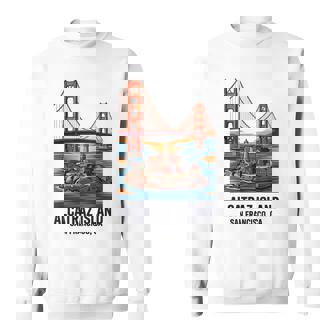 ヴィンテージ アルカトラズ島 サンフランシスコ ゴールデンゲート ベイエリア スウェットシャツ - Kawaiitshirt