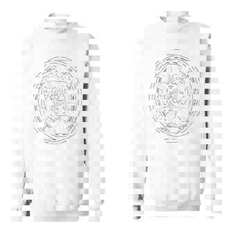 占いホイール タロット 振り子グラフィック スウェットシャツ - Kawaiitshirt