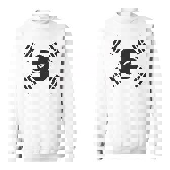 大韓民国 様式化された韓国国旗 ブラック スウェットシャツ - Kawaiitshirt