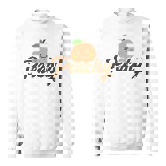 桃 かわいい 可愛い 服 桃 イラスト スウェットシャツ - Kawaiitshirt