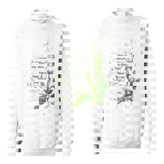 水彩 スズラン キリスト教の祈り スウェットシャツ - Kawaiitshirt