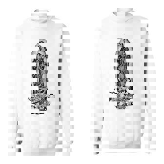 聖母デグアダルーペ サンマリア バックプリント クリスチャン スウェットシャツ - Kawaiitshirt