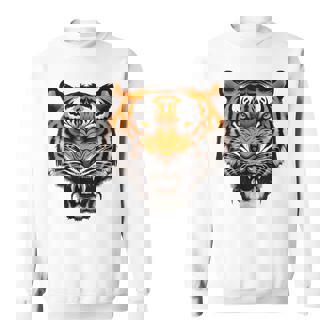 虎の肖像画 虎の恋人 野生動物 森の恋人 スウェットシャツ - Kawaiitshirt