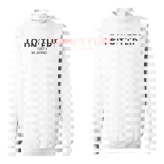 裏面 イチャイチャしないちょっとおもしろいことばっかり言ってるだけ スウェットシャツ - Kawaiitshirt