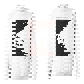 詩とメルヘン 東君平 なつのたぬき スウェットシャツ - Kawaiitshirt